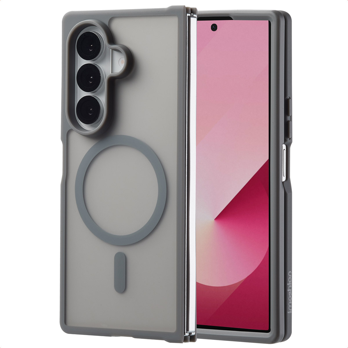 imoshion Color Guard Back Cover mit MagSafe für das Samsung Galaxy Fold 7 - Grau
