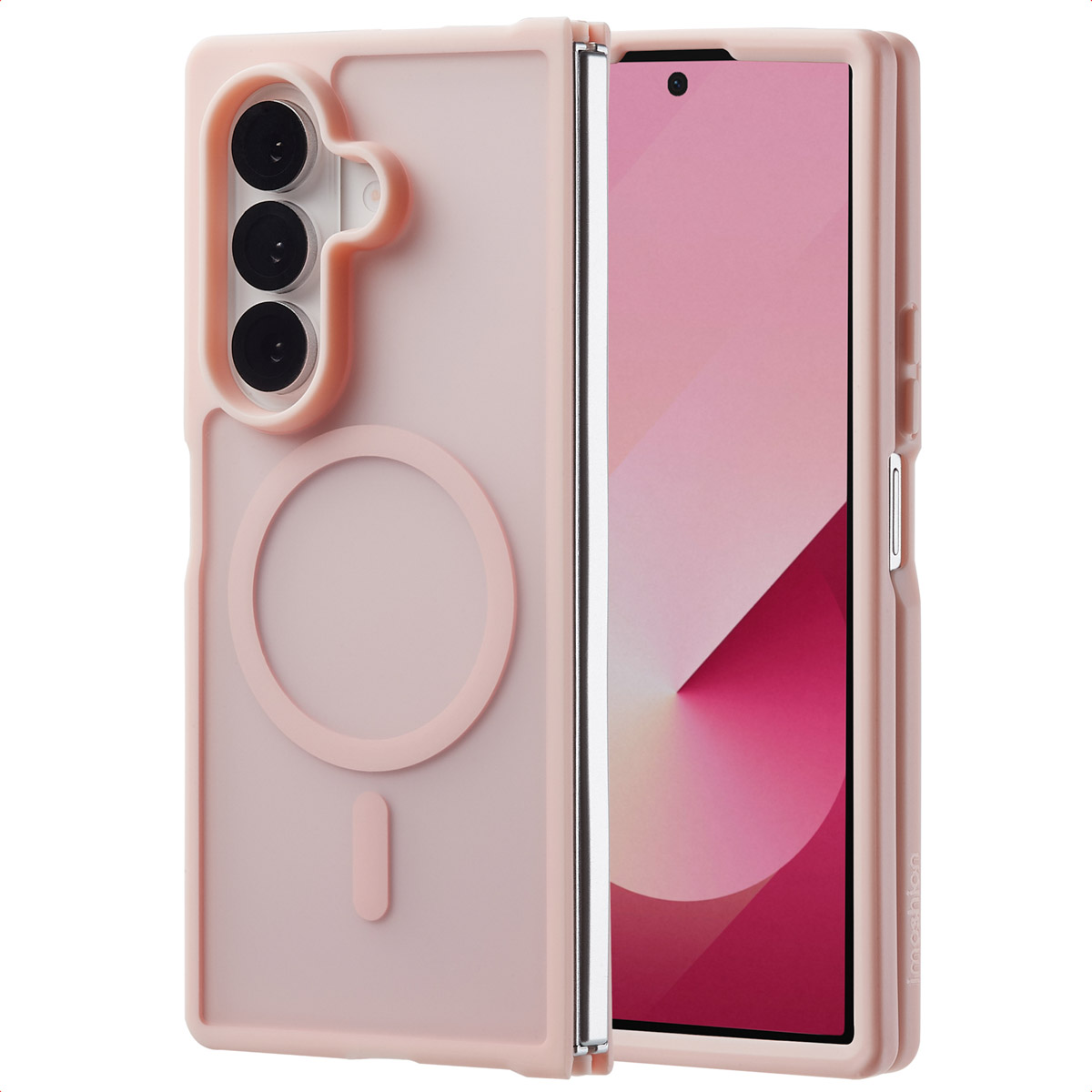 imoshion Color Guard Back Cover mit MagSafe für das Samsung Galaxy Fold 7 - Hellrosa