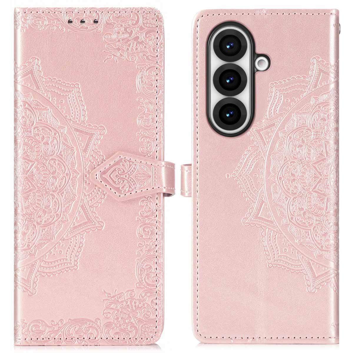 imoshion Mandala Klapphülle für das Samsung Galaxy Fold 7 - Rosé gold