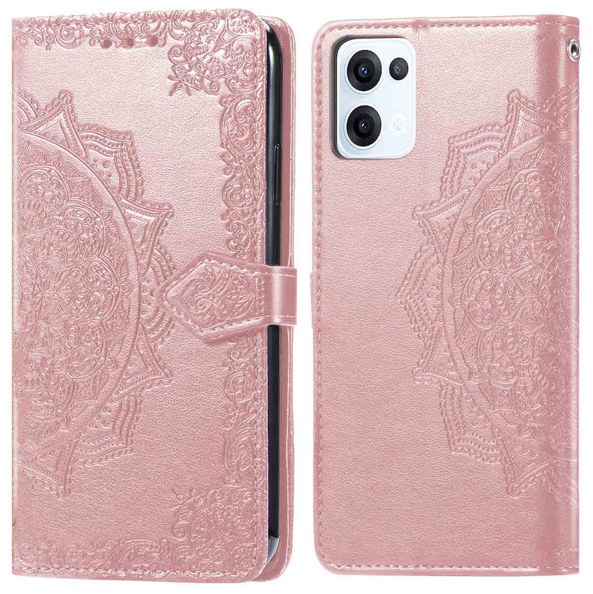 imoshion Mandala Klapphülle für das Oppo Reno 13 - Rosé gold