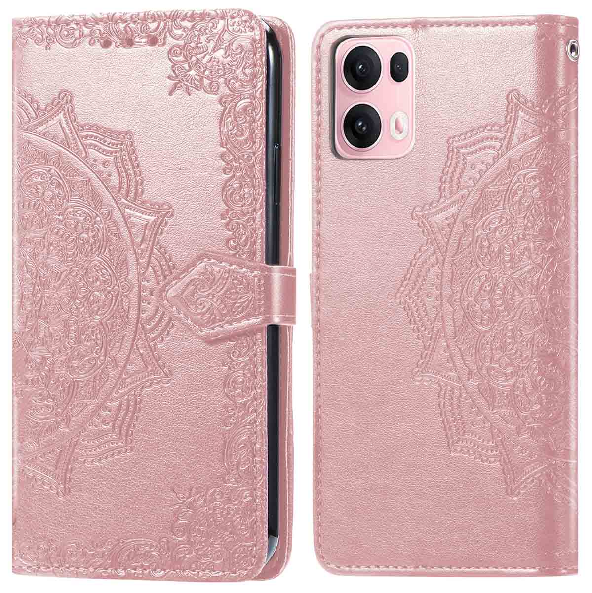 imoshion Mandala Klapphülle für das Oppo Reno 13 Pro - Rosé gold
