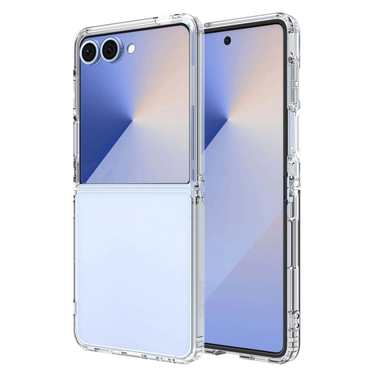 Accezz Xtreme Impact Case für das Samsung Galaxy Z Flip 7 - Transparent