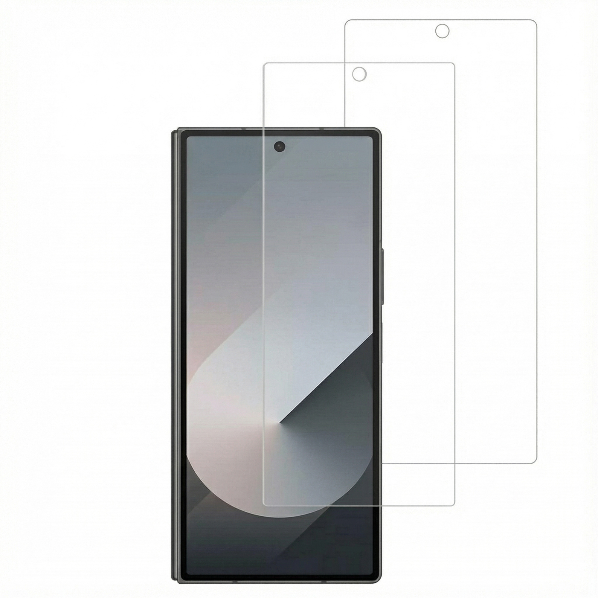 Accezz Displayschutz 2er-pack aus gehärtetem Glas für das Samsung Galaxy Z Fold 8 Ultra / Fold 7