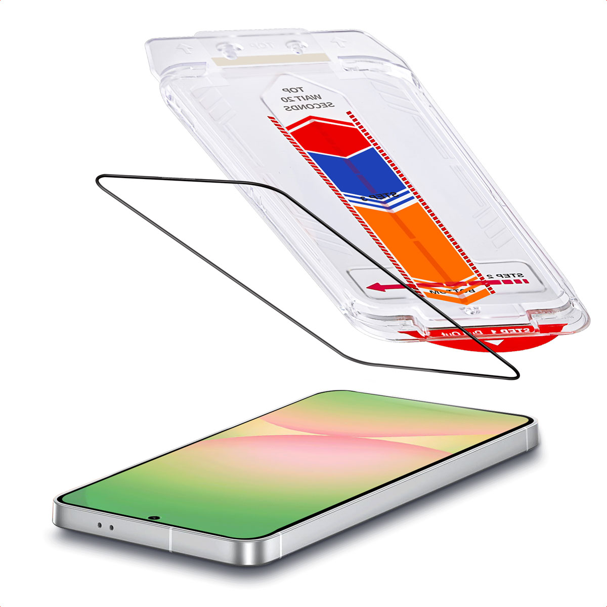 Accezz Gehärteter Glas-Schutz + Applikator für das Samsung Galaxy A56