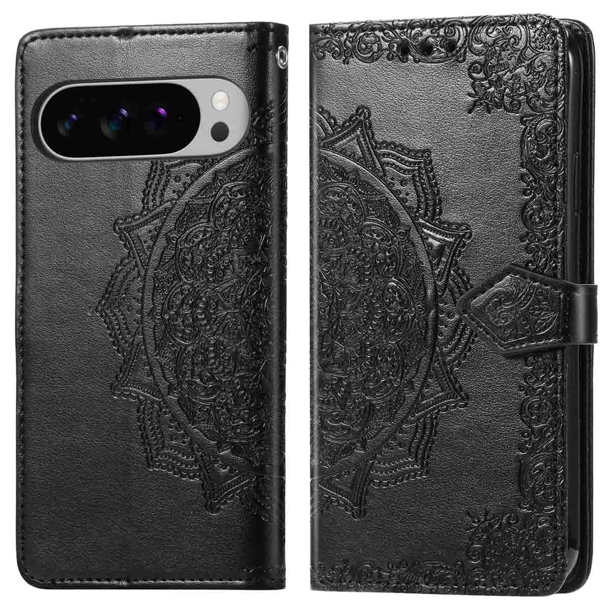 imoshion Mandala Klapphülle für das Google Pixel 10 Pro XL - Schwarz