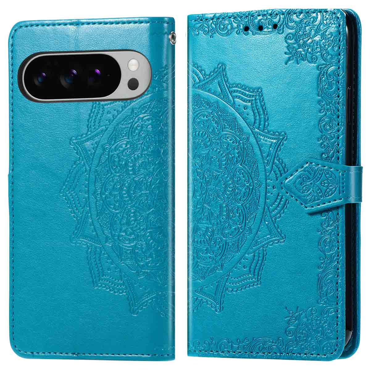 imoshion Mandala Klapphülle für das Google Pixel 10 Pro XL - Türkis