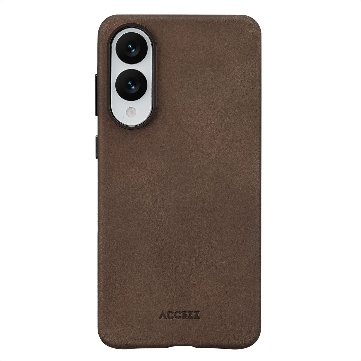 Accezz Vintage Leather Magsafe Backcover für das Samsung Galaxy S25 Edge - Rustic Brown