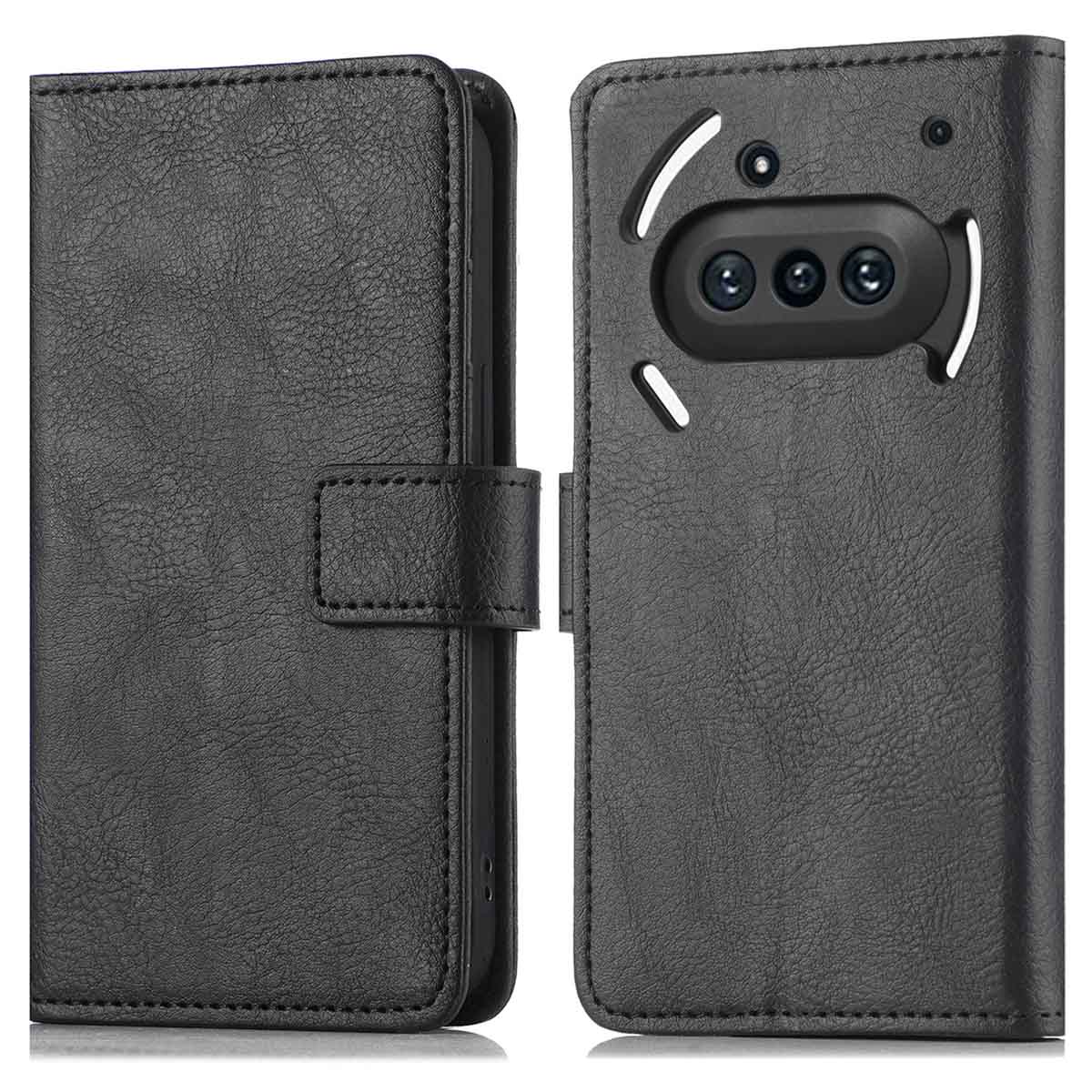 imoshion Luxuriöse Klapphülle für das Nothing Phone (3a) - Schwarz