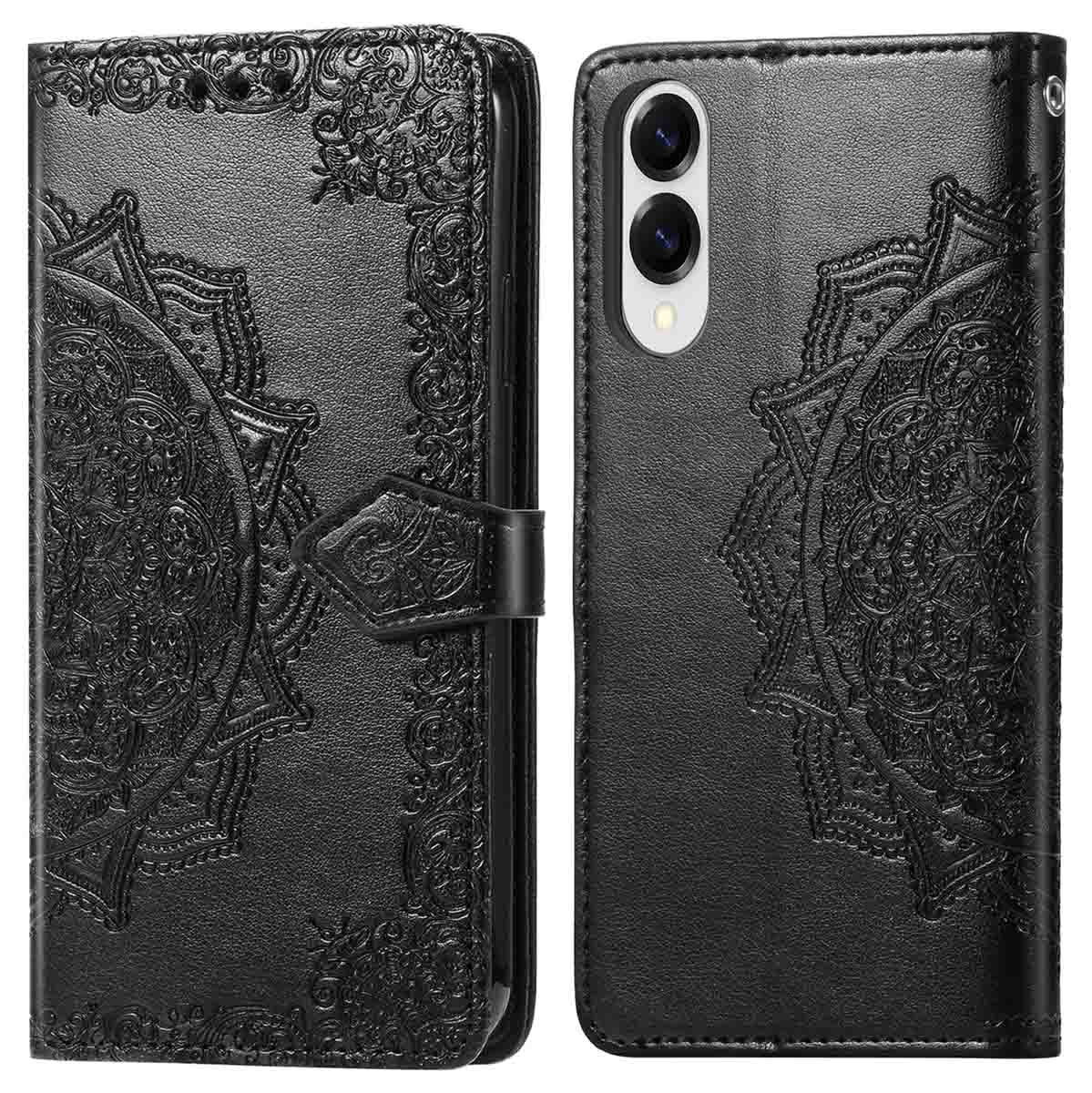 imoshion Mandala Klapphülle für das Samsung Galaxy S25 Edge - Schwarz