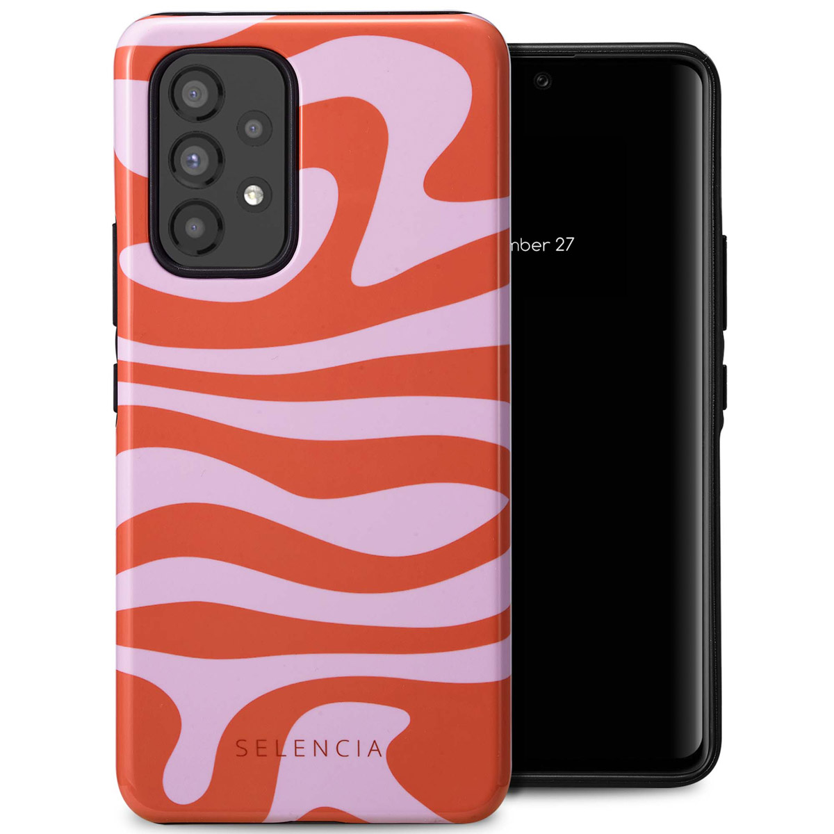 Selencia Vivid Back Cover für das Samsung Galaxy A53 - Dream Swirl Pink