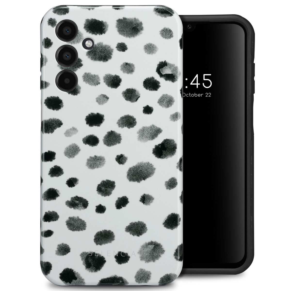 Selencia Vivid Back Cover für das Samsung Galaxy A15 (5G/4G) - Trendy Leopard