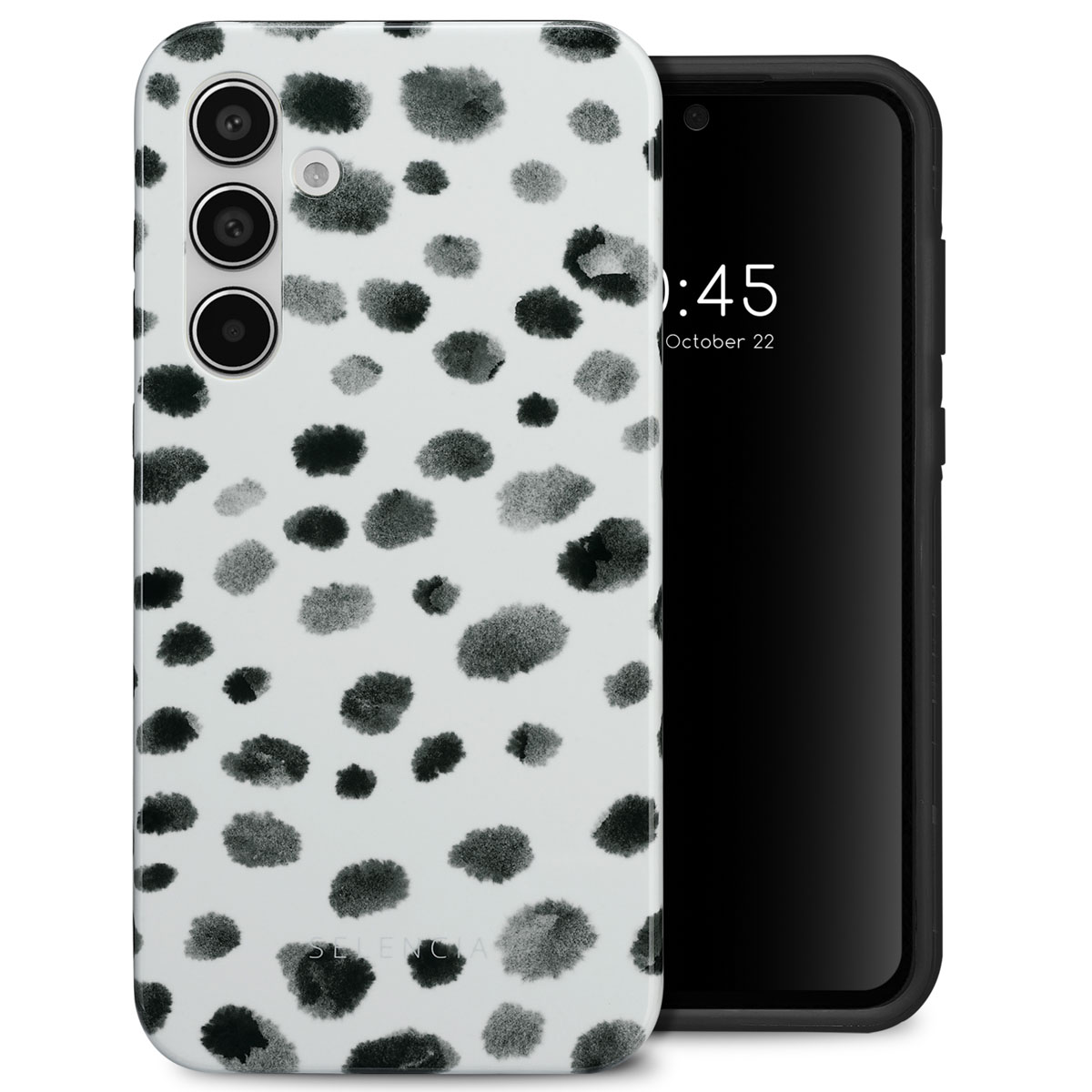 Selencia Vivid Back Cover für das Samsung Galaxy A55 - Trendy Leopard