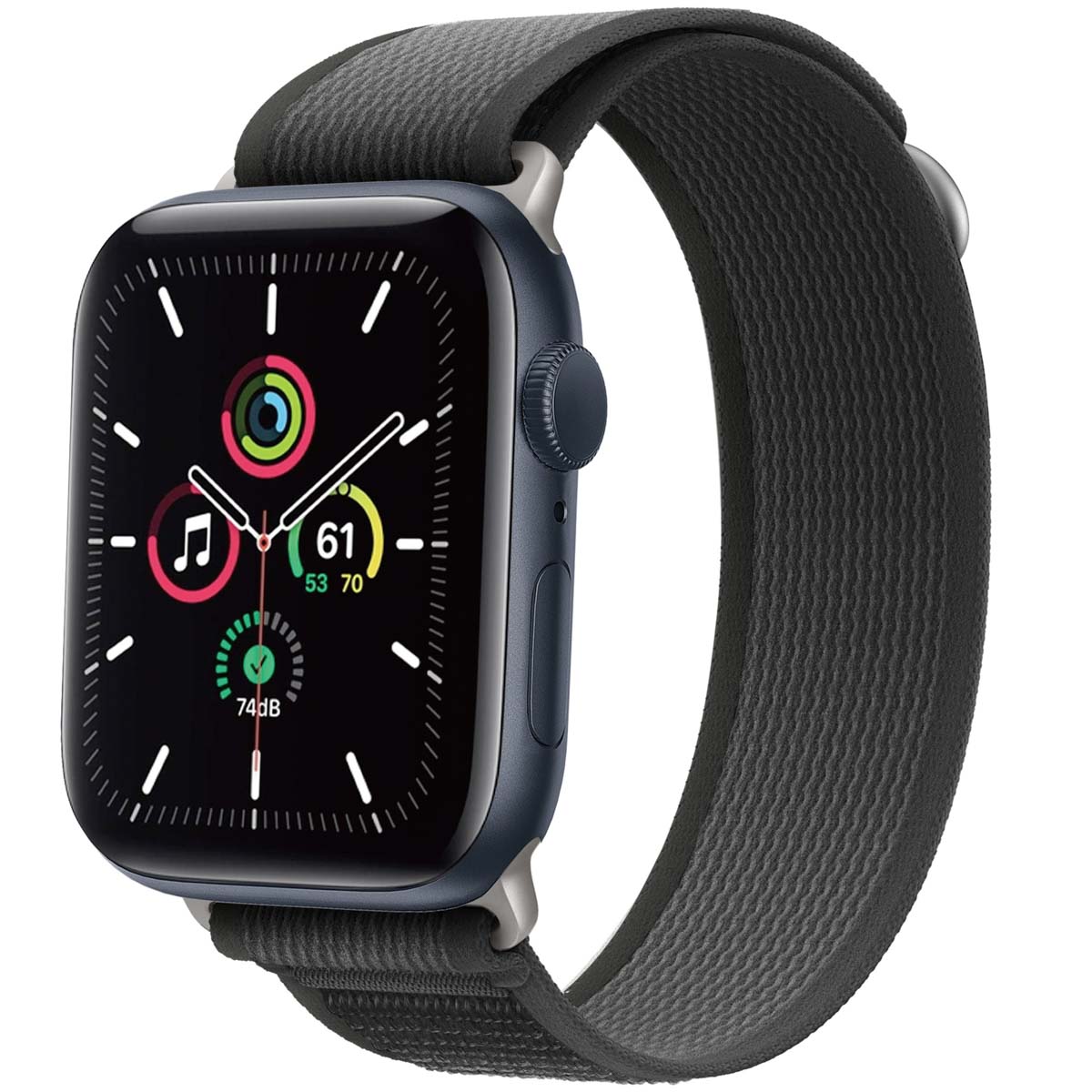 imoshion Nylon Trail Armband für  Apple Watch | 38/40/41/42 mm - Schwarz