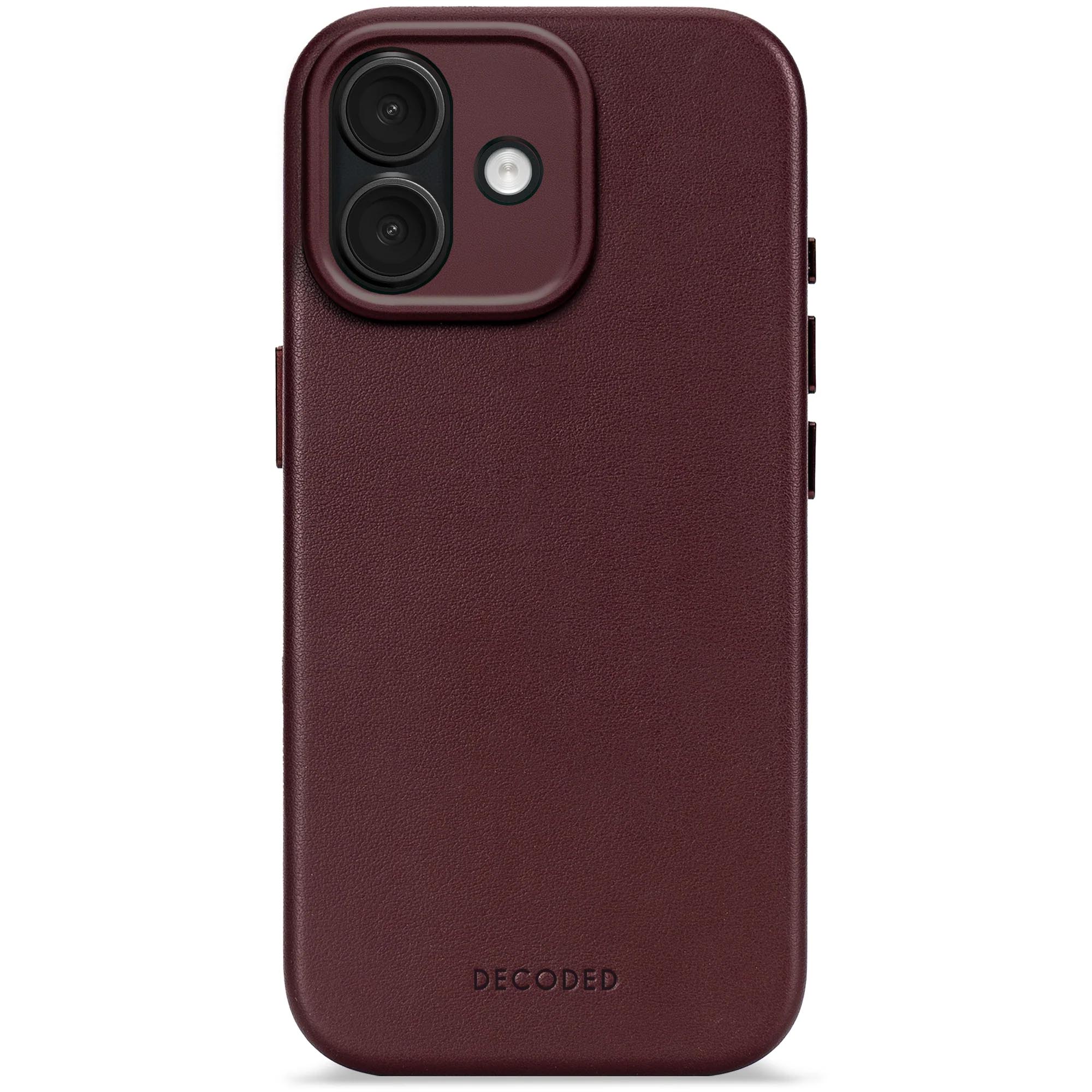Decoded Leather Backcover MagSafe für das Apple iPhone 17 - Burgundy