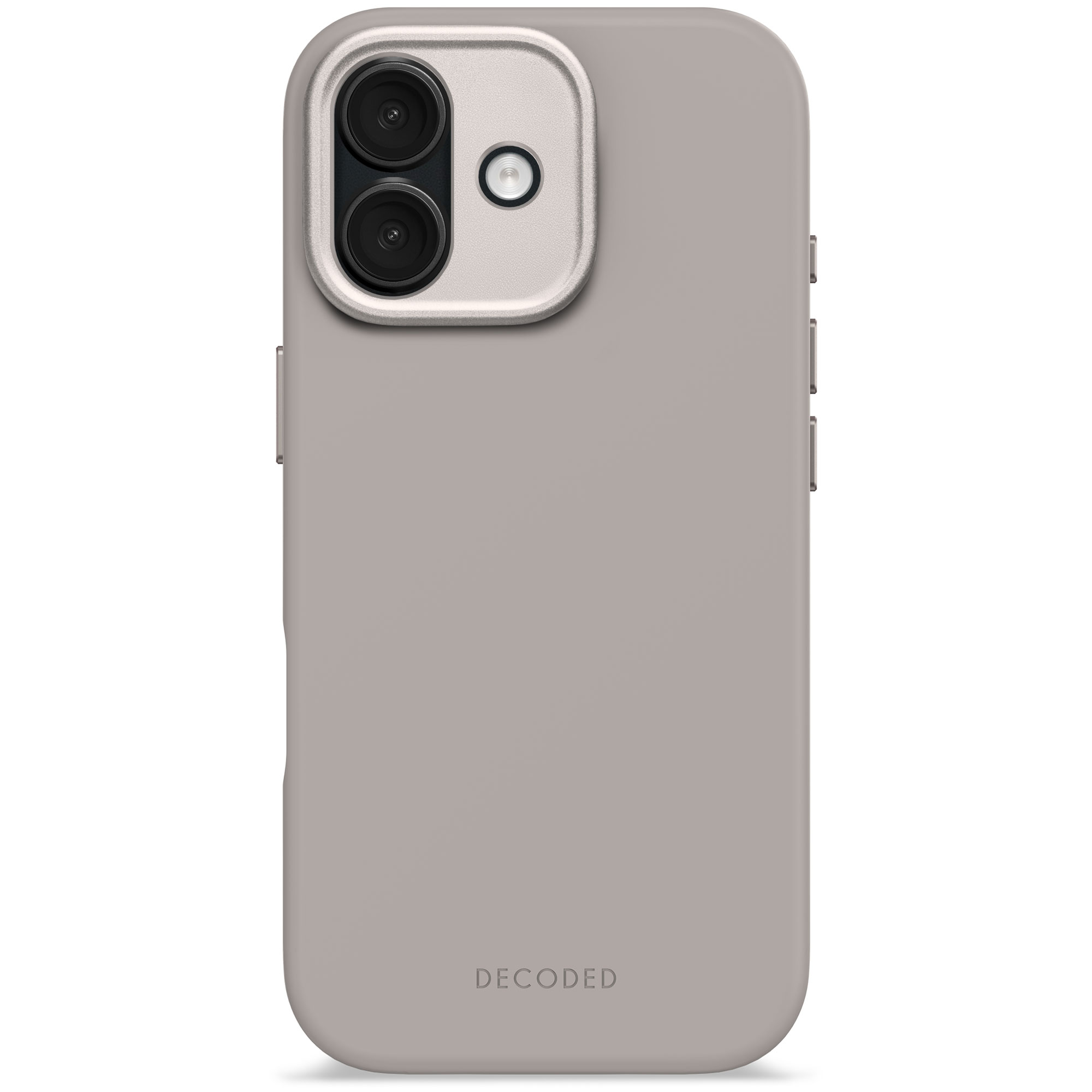 Decoded Silikon-Case MagSafe für das Apple iPhone 17 - Soft Taupe