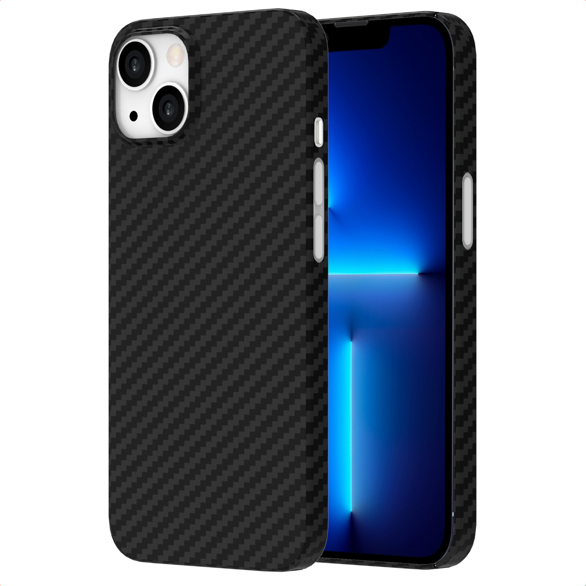 Accezz MagSafe Kevlar® Hülle für das Apple iPhone 13 - Schwarz