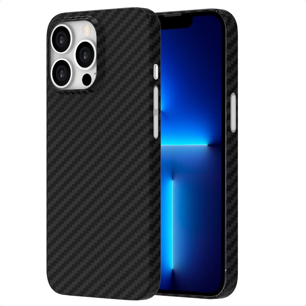 Accezz MagSafe Kevlar® Hülle für das Apple iPhone 13 Pro - Schwarz