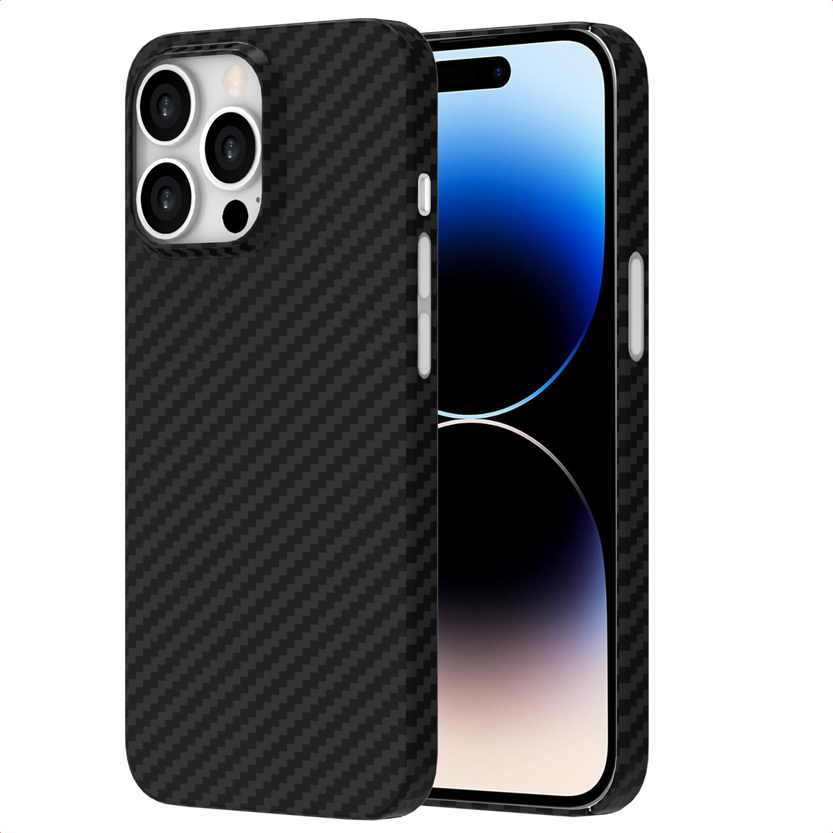 Accezz MagSafe Kevlar® Hülle für das Apple iPhone 14 Pro - Schwarz