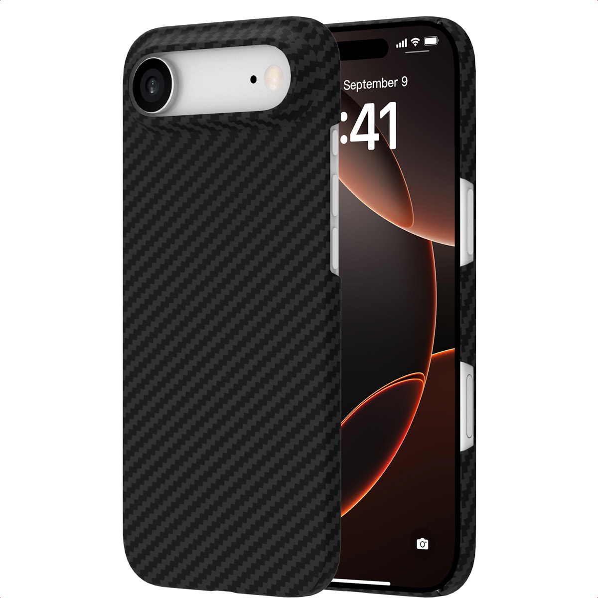 Accezz MagSafe Kevlar® Hülle für das Apple iPhone Air - Schwarz