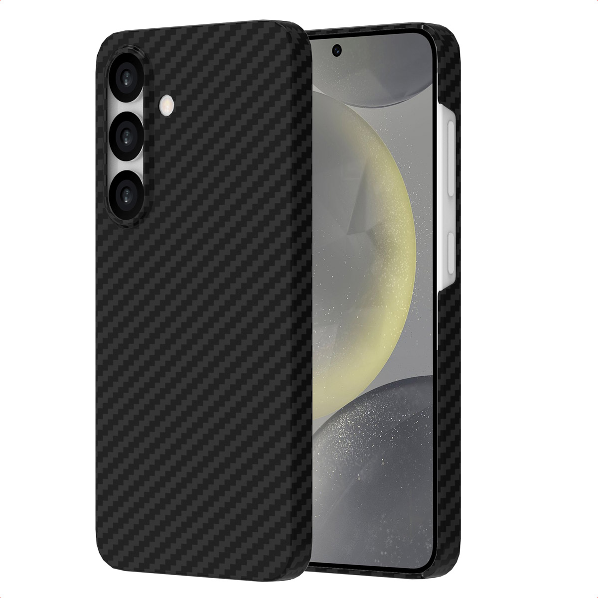 Accezz MagSafe Kevlar® Hülle für das Samsung Galaxy S24 - Schwarz