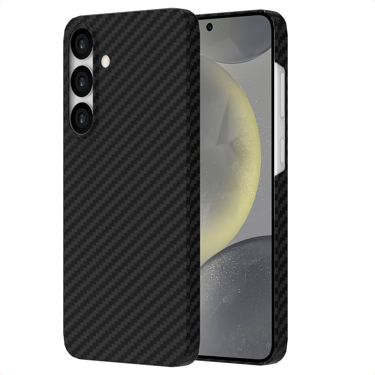 Accezz MagSafe Kevlar® Hülle für das Samsung Galaxy S24 Plus - Schwarz