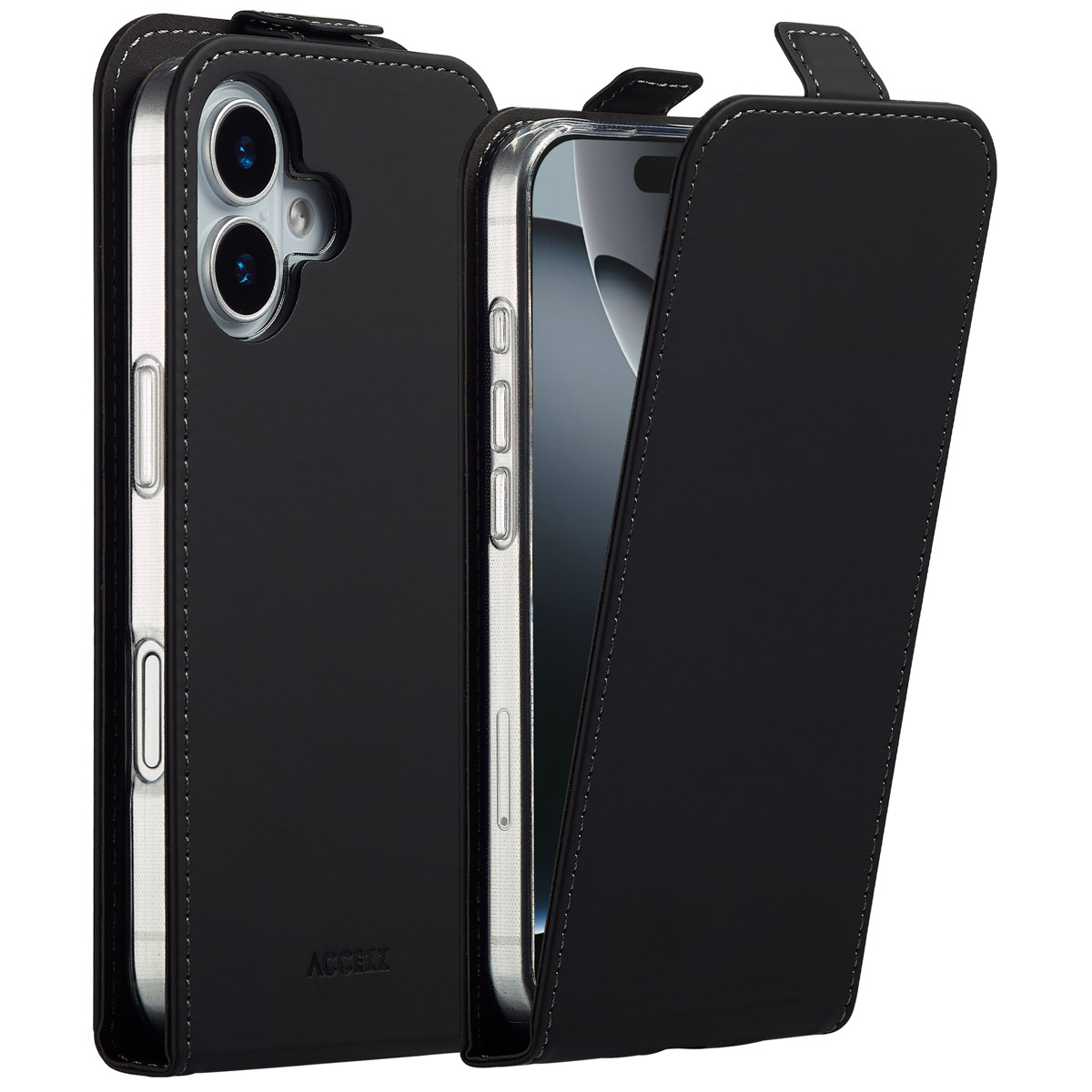 Accezz Flip Case für das Apple iPhone 17 - Schwarz
