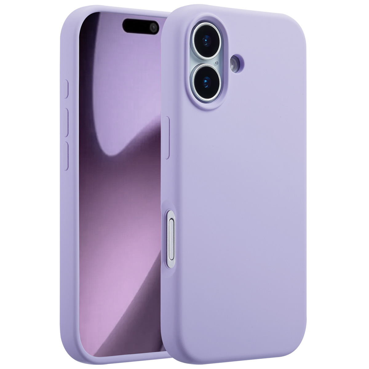Accezz Liquid Silikoncase mit MagSafe für das Apple iPhone 17 - Violett