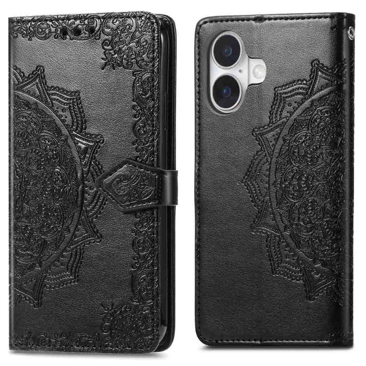 imoshion Mandala Klapphülle für das Apple iPhone 17 - Schwarz