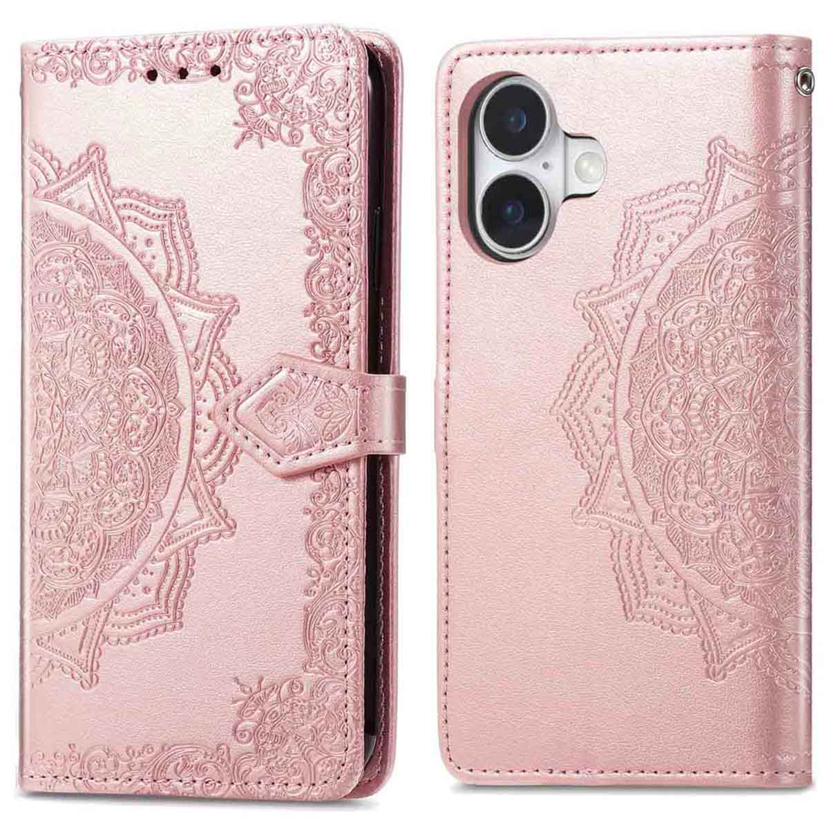 imoshion Mandala Klapphülle für das Apple iPhone 17 - Rosé gold
