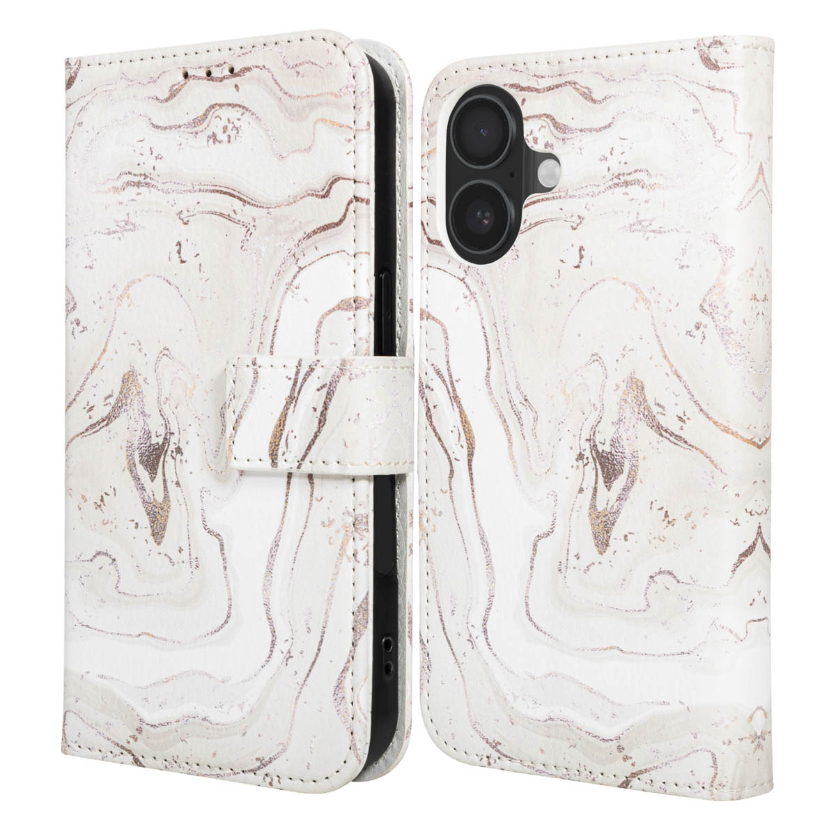 imoshion Design Klapphülle für das Apple iPhone 17 - Sandy Marble