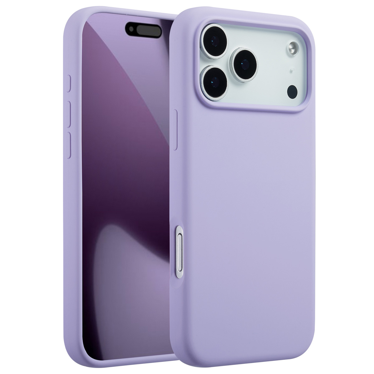 Accezz Liquid Silikoncase mit MagSafe für das Apple iPhone 17 Pro Max - Violett