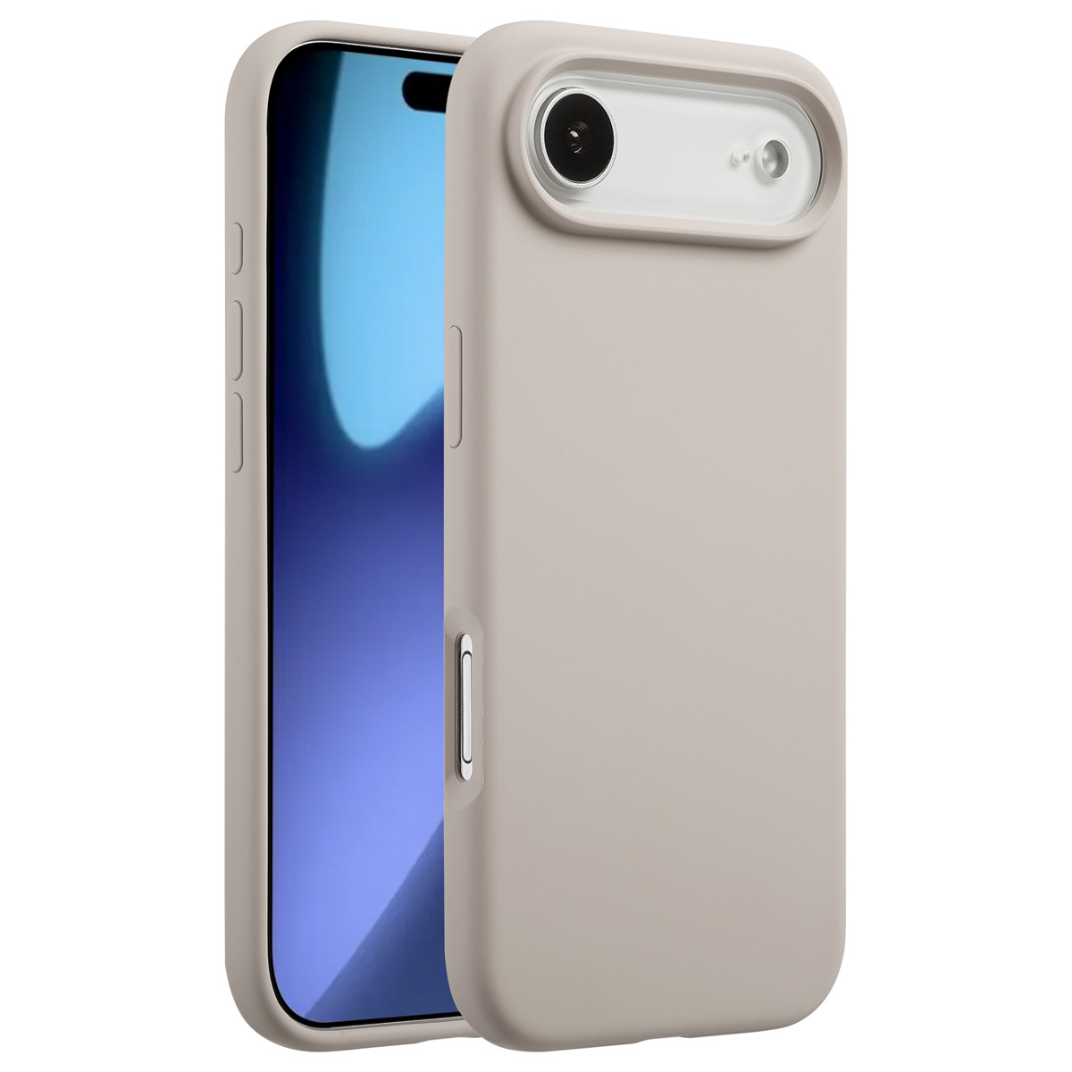 Accezz Liquid Silikoncase mit MagSafe für das Apple iPhone Air - Stone