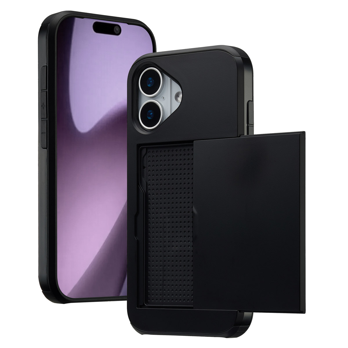 imoshion Backcover mit Kartenfach für das Apple iPhone 17 - Schwarz