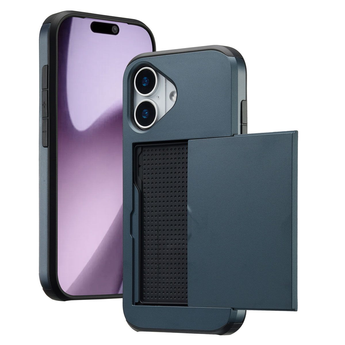 imoshion Backcover mit Kartenfach für das Apple iPhone 17 - Dunkelblau