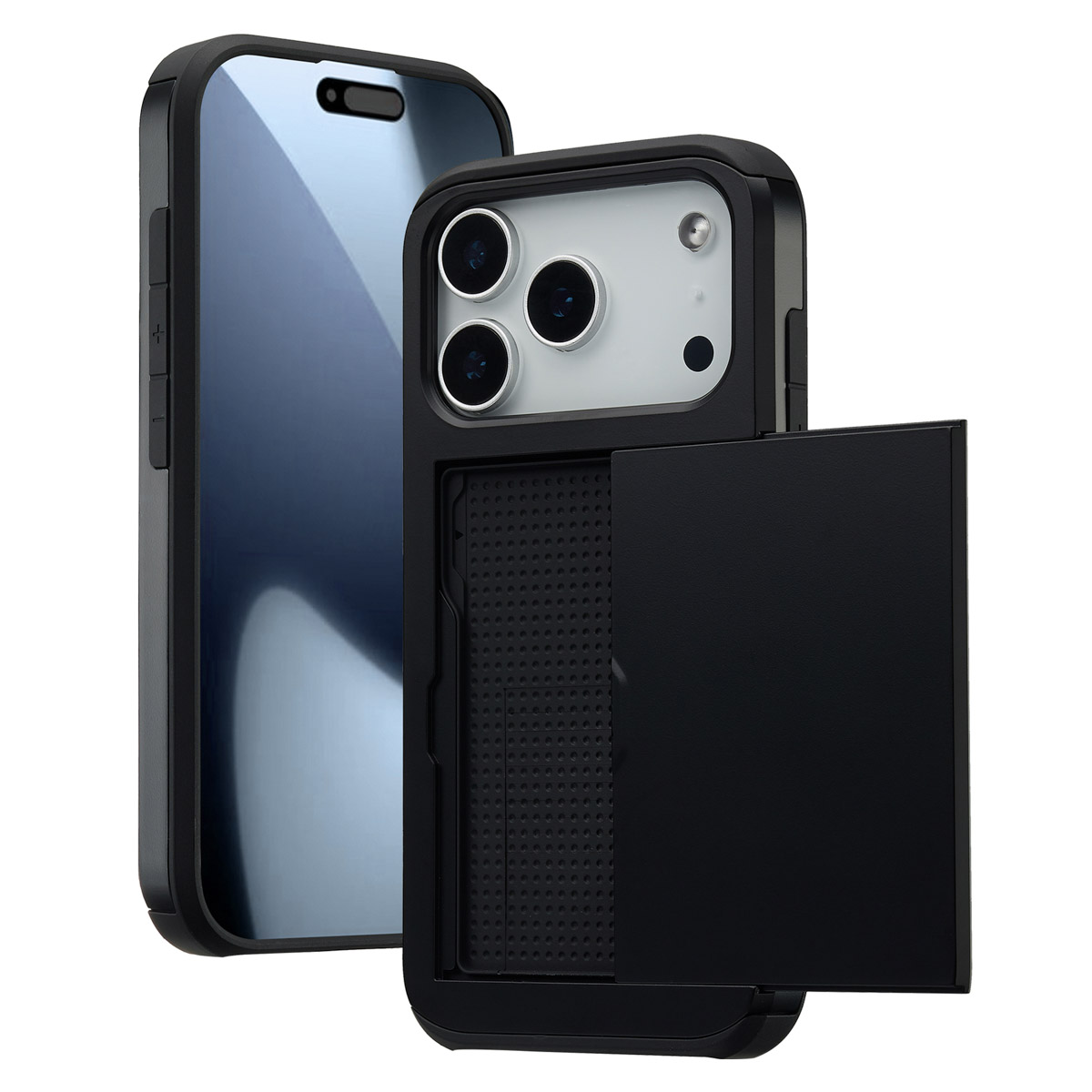 imoshion Backcover mit Kartenfach für das Apple iPhone 17 Pro - Schwarz