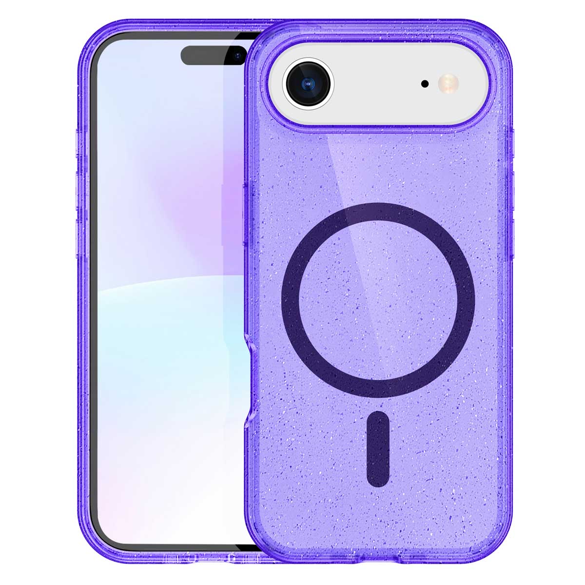 imoshion Sparkle Back Cover mit MagSafe für das Apple iPhone Air - Violett