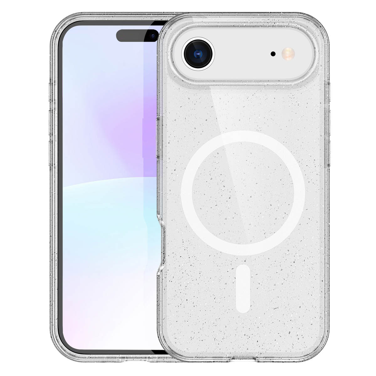 imoshion Sparkle Back Cover mit MagSafe für das Apple iPhone Air - Transparent