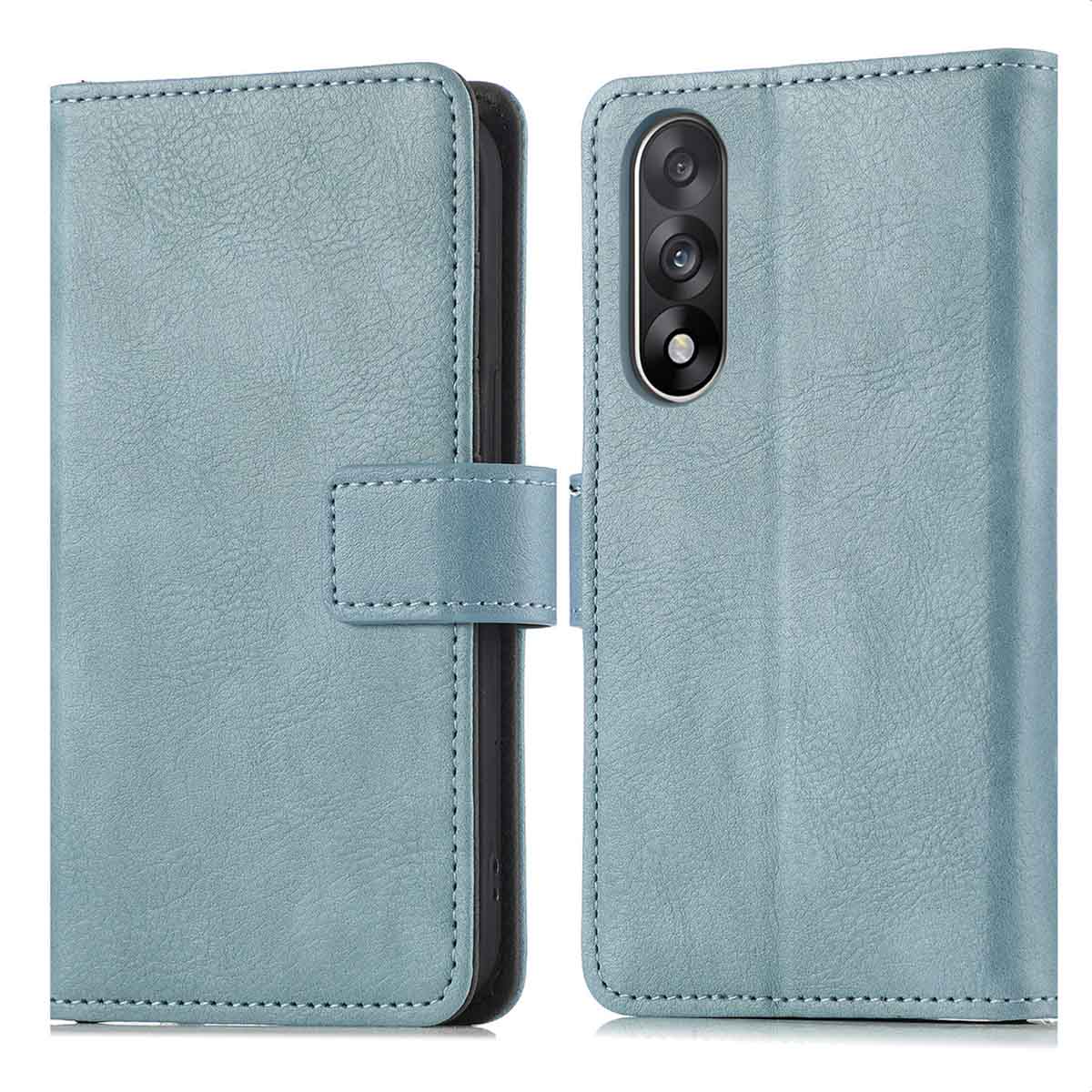 imoshion Luxuriöse Klapphülle für das OnePlus Nord 5 - Hellblau