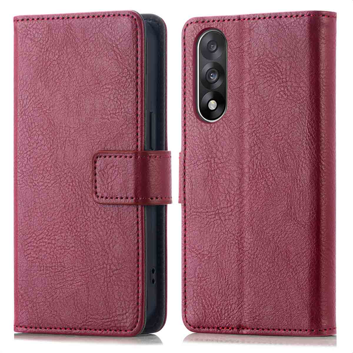 imoshion Luxuriöse Klapphülle für das OnePlus Nord 5 - Bordeaux