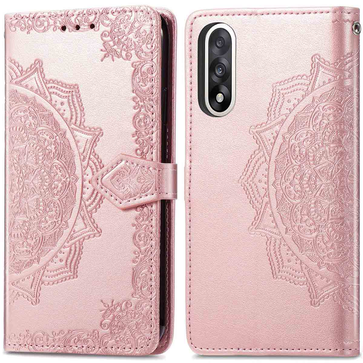 imoshion Mandala Klapphülle für das OnePlus Nord 5 - Rosé gold