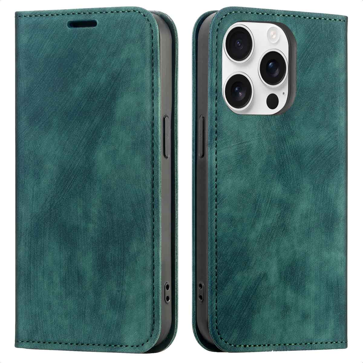 imoshion Slim Klapphülle für das Apple iPhone 12 (Pro) - Grün