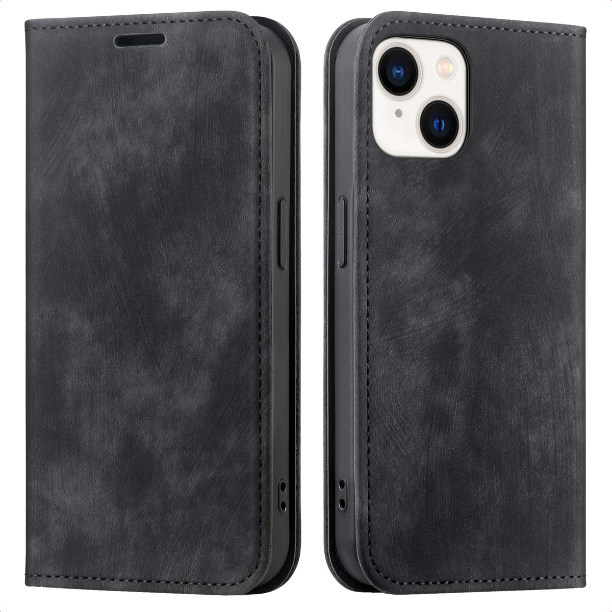imoshion Slim Klapphülle für das Apple iPhone 15 - Schwarz
