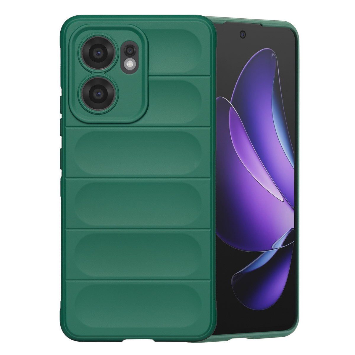 imoshion EasyGrip Backcover für das Oppo Reno 13 F (5G) - Dunkelgrün