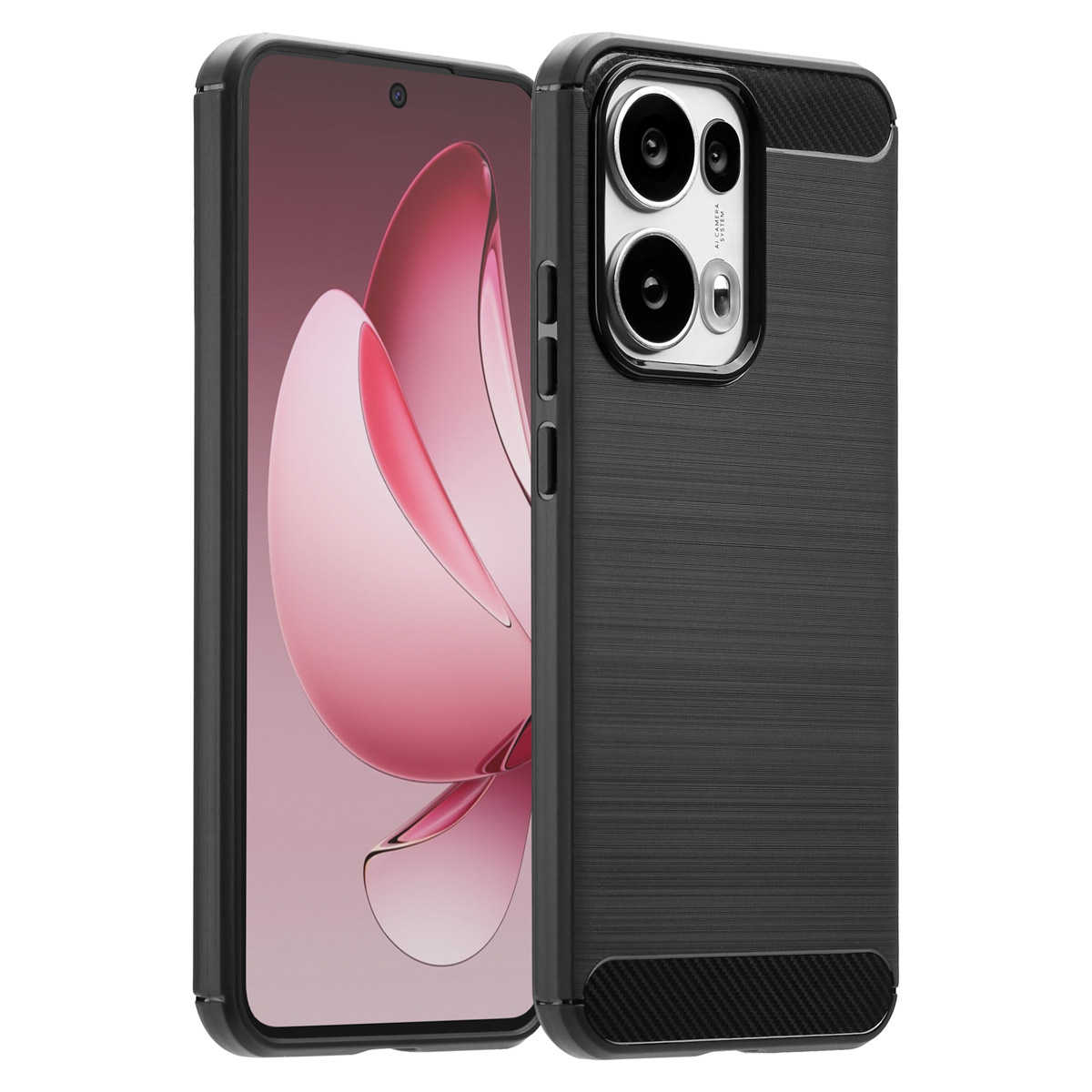 imoshion Brushed Back Cover für das Oppo Reno 13 Pro - Schwarz