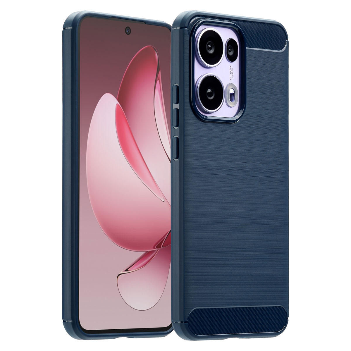 imoshion Brushed Back Cover für das Oppo Reno 13 Pro - Dunkelblau