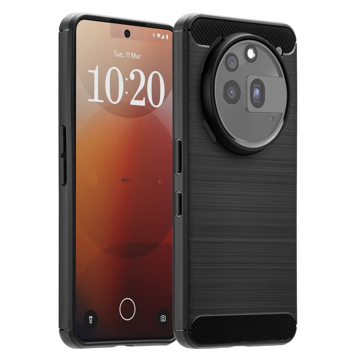 imoshion Brushed Back Cover für das Nothing Phone (3a) Pro - Schwarz