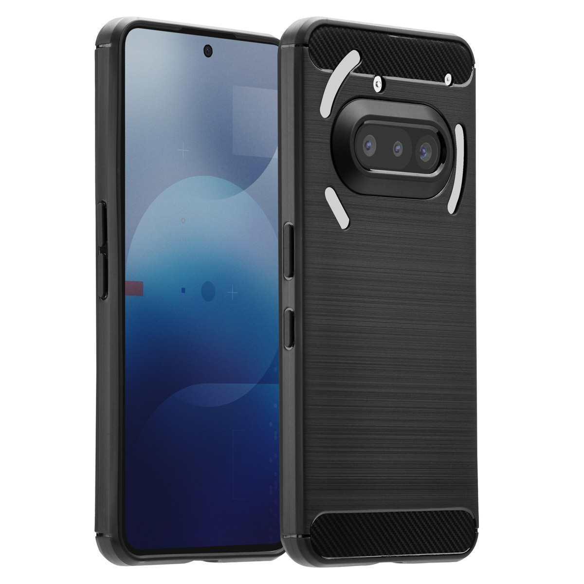 imoshion Brushed Back Cover für das Nothing Phone (3a) - Schwarz