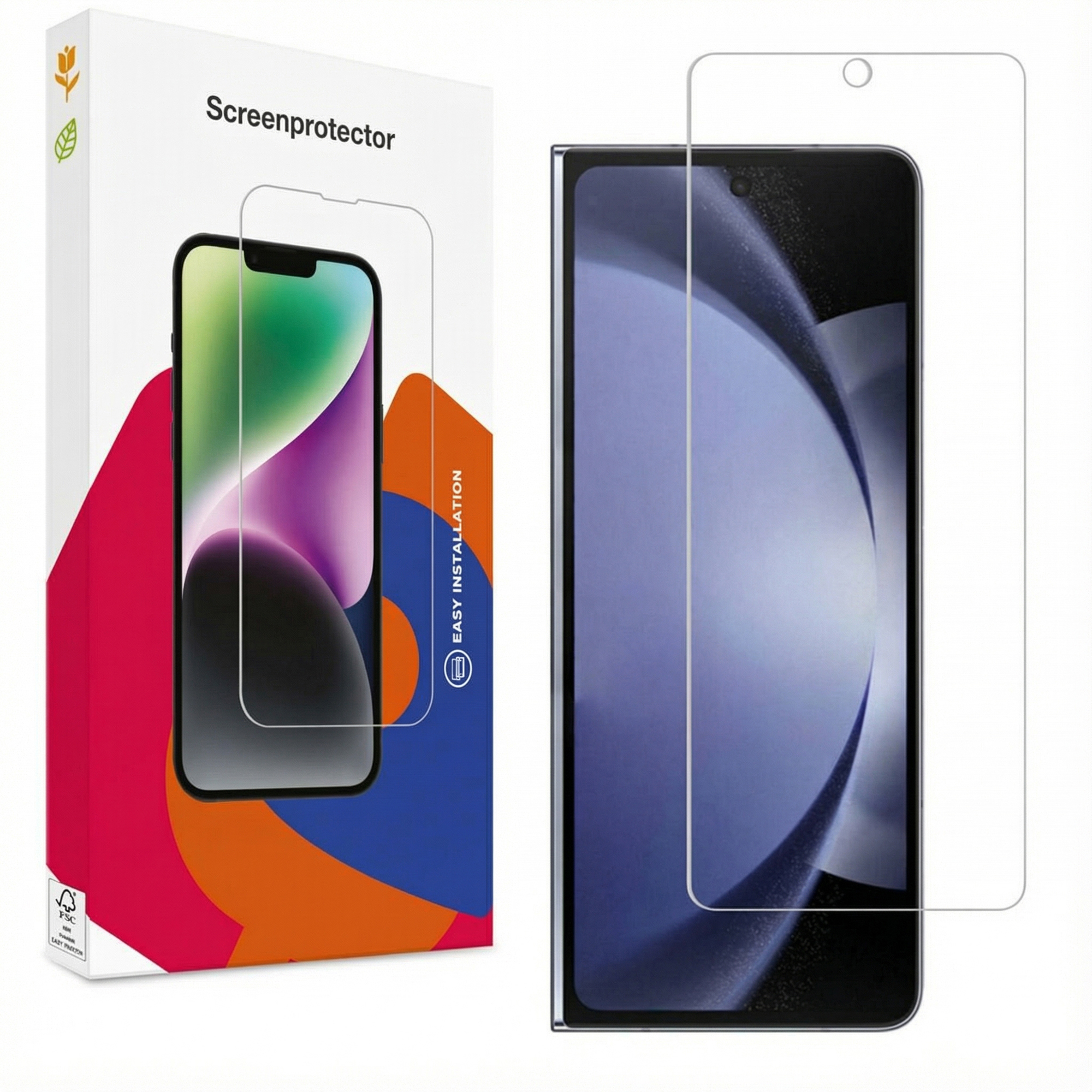 Accezz Gehard Glas Screenprotector voor de Samsung Galaxy Z Fold 5