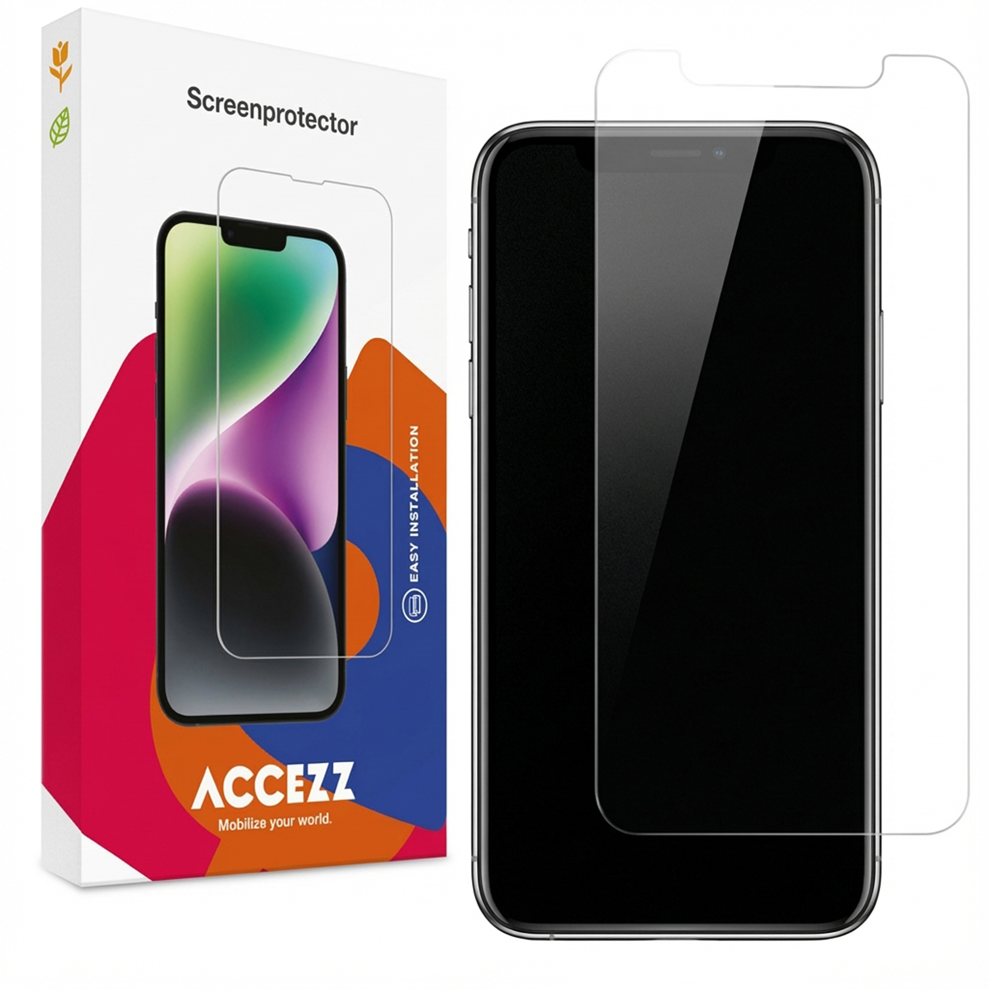 Accezz Screen Protector aus gehärtetem Glas für das Apple iPhone 11 Pro / Xs / X