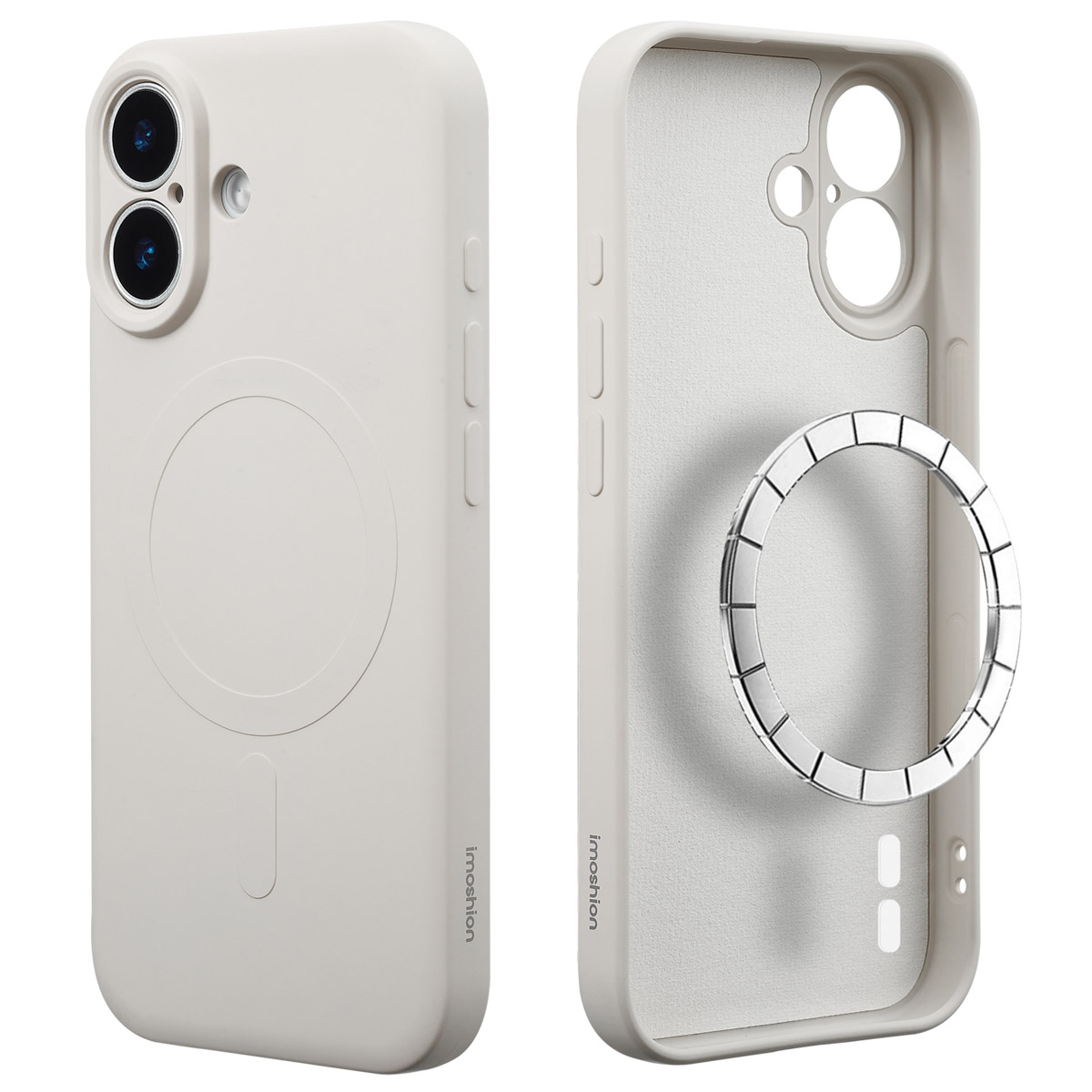 imoshion Color Back Cover mit MagSafe für das Apple iPhone 17 - Beige
